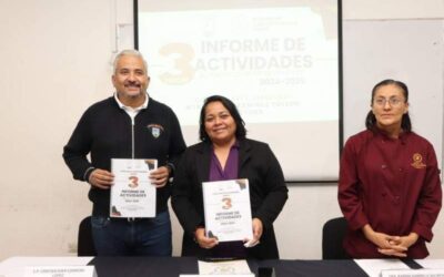 Consolidación académica de la Facultad de Gastronomía UABJO, destaca la directora en su tercer informe