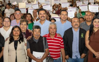 Entrega Ray Chagoya nombramientos a nuevos Comités Vecinales de Oaxaca de Juárez