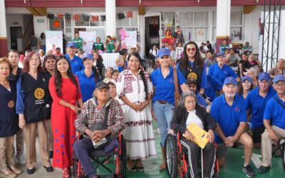 Gobierno municipal, Rotary Club Guelaguetza y la Fundación Chair the Love suman voluntades por la población vulnerable de Xoxocotlán
