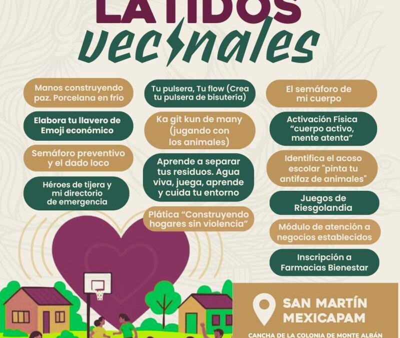 Municipio impulsa nuevas jornadas de Latidos Vecinales en tres colonias de la capital