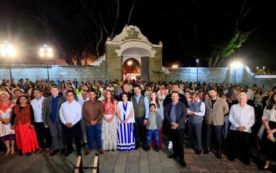 Oaxaca de Juárez brilla con la nueva iluminación de la Basílica de la Soledad