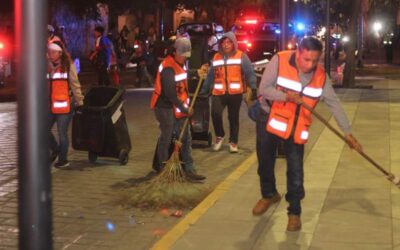Oaxaca de Juárez mantiene una ciudad limpia durante las festividades de Día de Muertos