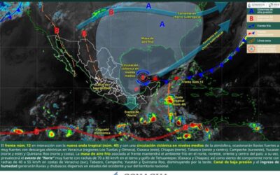 Persistirán bajas temperaturas en diversas regiones de Oaxaca por el paso del frente frío número 12