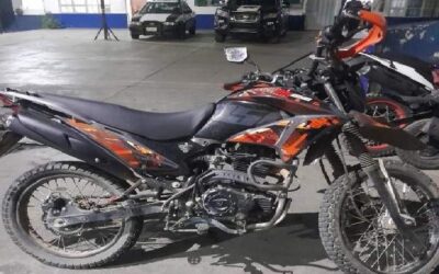 Policía Municipal asegura motocicleta al contar con reporte de robo activo