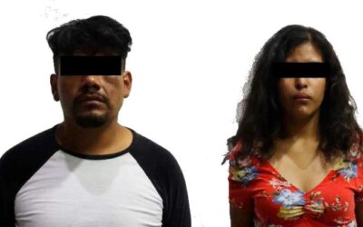 Policía Municipal detiene a pareja por el presunto delito de robo