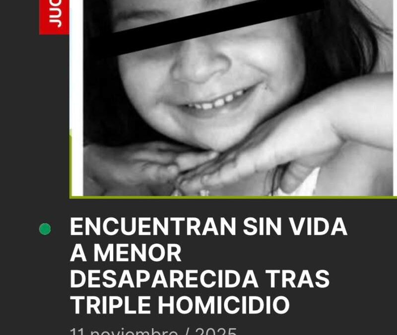 Tragedia en Juchitán: triple homicidio deja a una niña de 4 años sin vida; hay tres detenidos