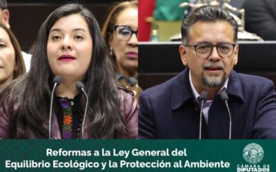 Por unanimidad, la Cámara de Diputados aprobó reformas a la Ley General del Equilibrio Ecológico y la Protección al Ambiente