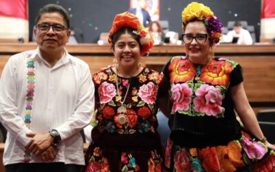 Congreso local reconoce la indumentaria de la mujer del Istmo de Tehuantepec como elemento cultural identitario del estado