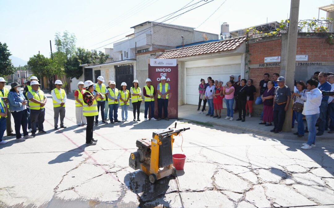 Nancy Benítez Zárate prioriza la salud públicacon obras de drenaje; benefician a 6 mil xoxeñas y xoxeños