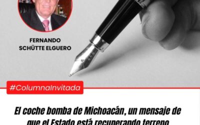 El coche bomba de Michoacán, un mensaje de que el Estado está recuperando terreno