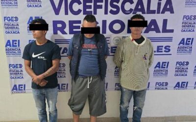 Fiscalía de Oaxaca obtiene vinculación a proceso y prisión preventiva contra tres detenidos por narcomenudeo afuera de una Escuela Secundaria en la Zona Metropolitana