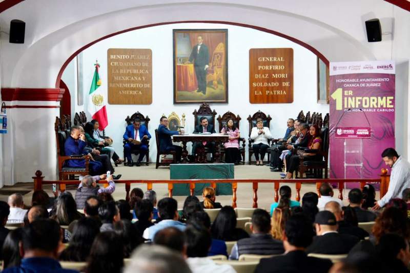 honorable-cabildo-de-oaxaca-de-juarez-rinde-su-primer-informe-de-actividades