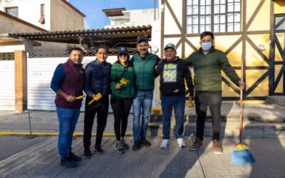 Lomas del Crestón fortalece su entorno con tequio vecinal encabezado por el presidente Ray Chagoya