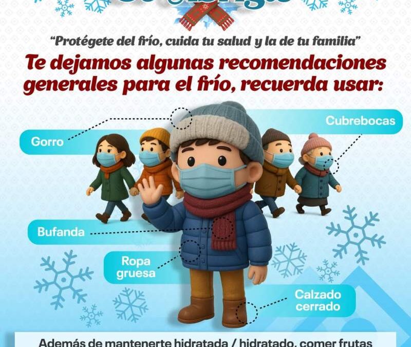 Protección Civil de Xoxocotlán emite recomendaciones ante llegada del Frente Frío número 25