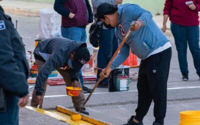 Tequio Vecinal transforma Viguera con acciones visibles y permanentes en las calles