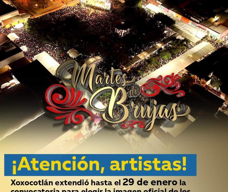 ¡Amplían plazo para elegir la imagen oficial de los Martes de Brujas 2026!
