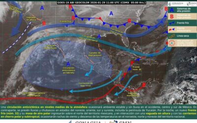 Continuará ambiente fresco en Oaxaca por frente frío número 32