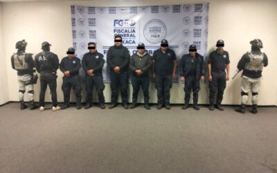 En acción inmediata, Fiscalía de Oaxaca detiene a siete elementos de la policía municipal por homicidio de un niño, ocurrido en la Costa
