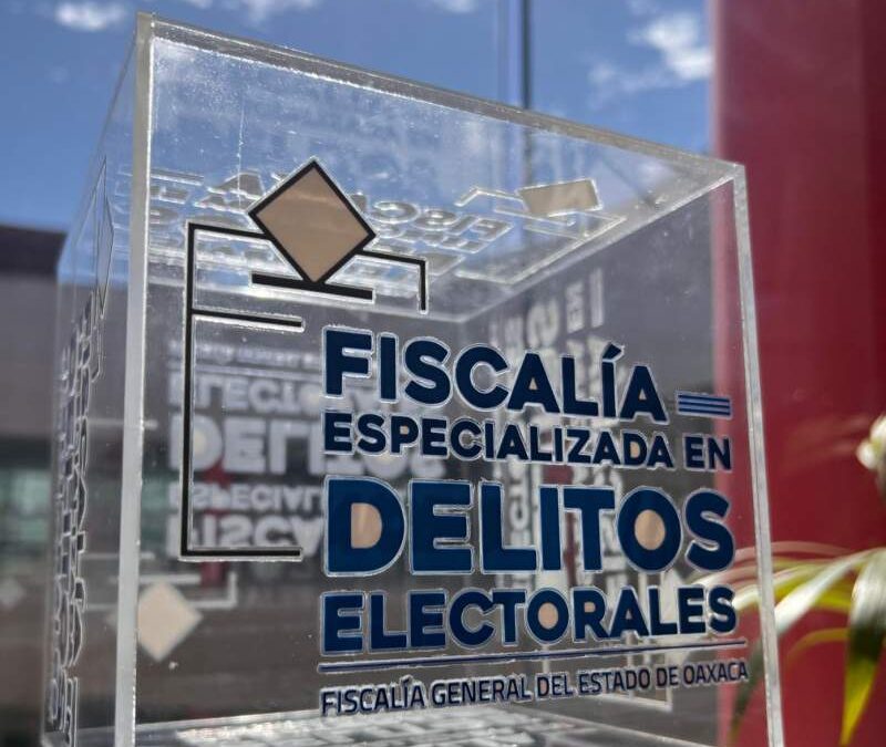 Fiscalía de Oaxaca activa operativo integral en las Ocho Regiones para disuadir y denunciar delitos electorales por proceso de revocación de mandato
