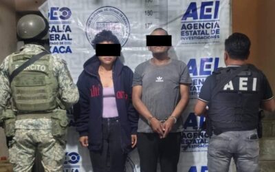 Fiscalía de Oaxaca captura a dos personas por robo de vehículo cometido en el Valle de Etla