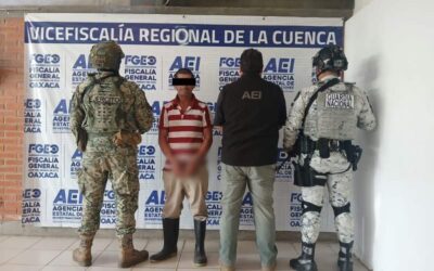 Fiscalía de Oaxaca ejecuta orden de aprehensión por tentativa de homicidio cometido en la colonia Ulises Ruiz de Loma Bonita