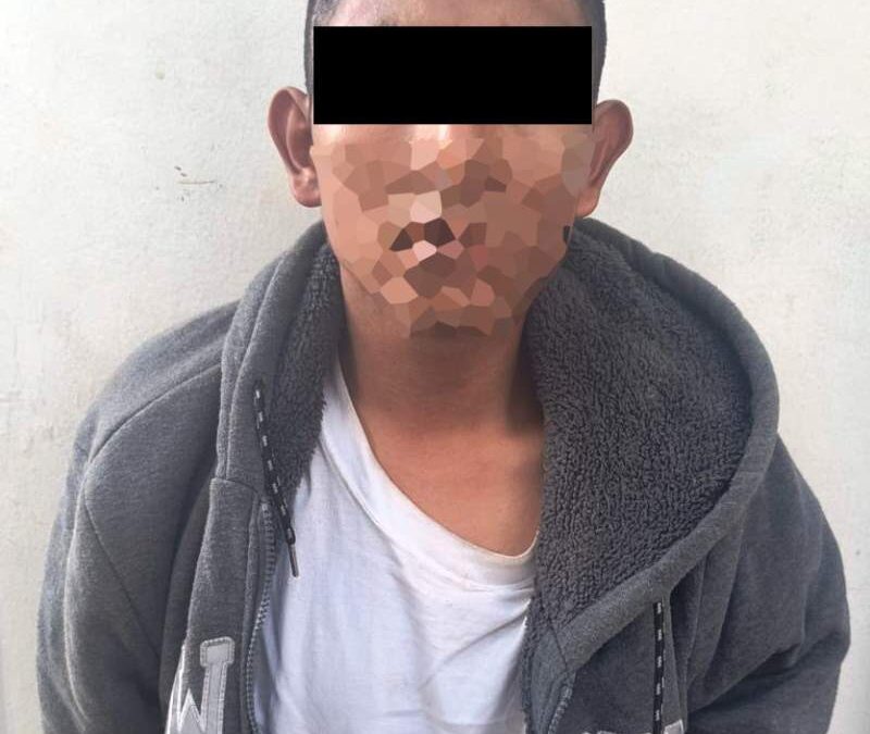 Policía Municipal detiene a una persona en posesión de un arma de utilería