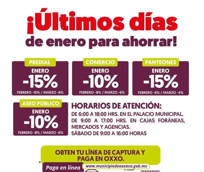 Últimos días de enero con descuentos mayores en el programa “Cumplir es Ahorrar”