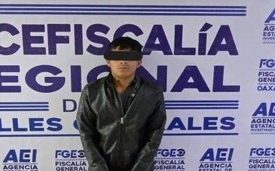 Fiscalía de Oaxaca obtiene vinculación a proceso y prisión por robo con navaja cometido en el Centro Histórico de la capital