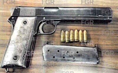 Obtiene FGR sentencia de cuatro años de prisión contra una persona por portación de arma de fuego