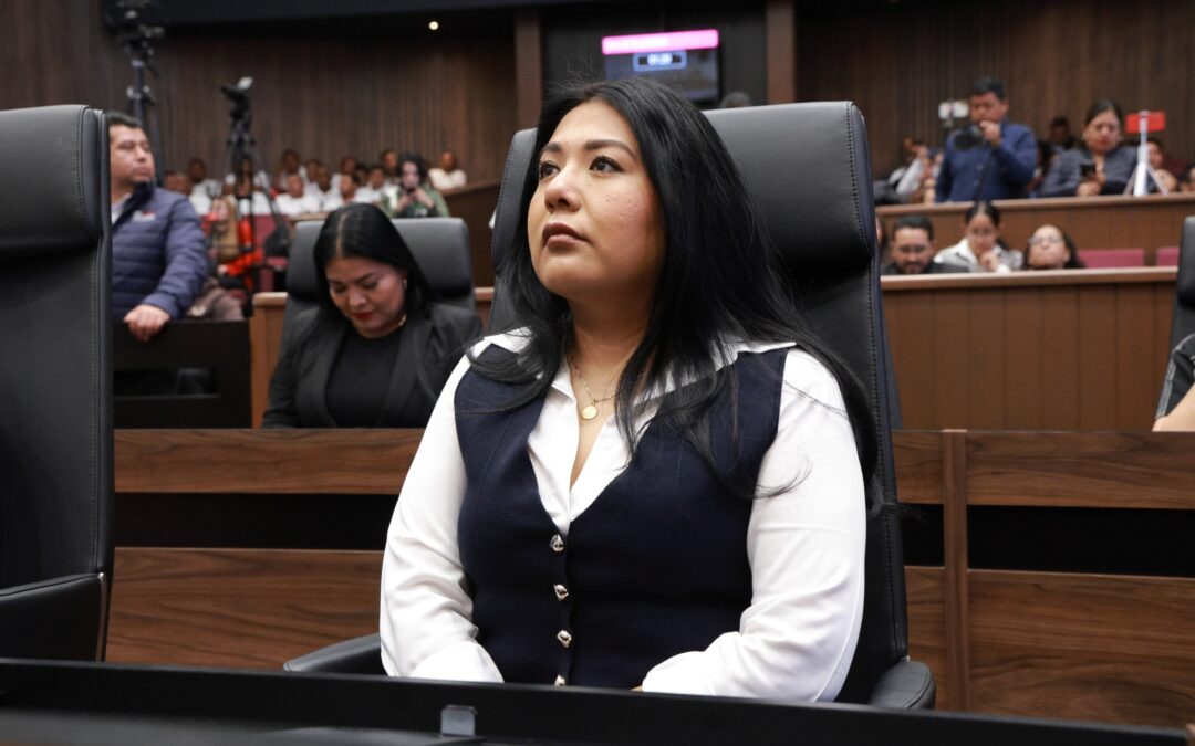 Presidenta de la Jucopo, Tania Caballero Navarro, respalda la Reforma Electoral presentada por la Presidenta Claudia Sheinbaum