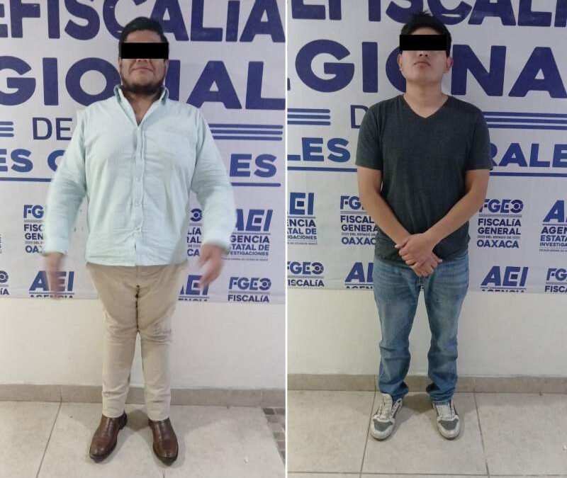 A través de FGEO, Gabinete de Seguridad de Oaxaca asegura dos camionetas blindadas y detiene a dos personas tras incidentes, vehículos no cuentan con permisos federales