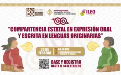 Congreso del Estado convoca a participar en la Compartencia Estatal en Expresión Oral y Escrita en Lenguas Originarias