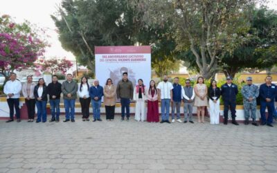 Conmemora Nancy Benítez legado de Vicente Guerrero en su 195 aniversario luctuoso