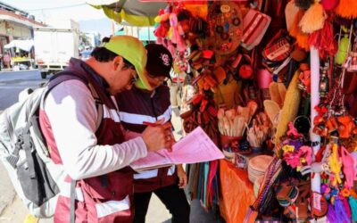 Fortalece Municipio de Oaxaca de Juárez el ordenamiento del comercio en vía pública.