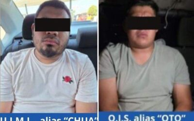 Gabinete de Seguridad detienen a dos por responsabilidad de triple homicidio cometido en Ixtaltepec; eran parte del brazo armado de “Los Cromos”