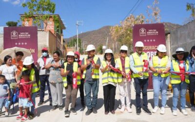 Impulsa Nancy Benítez bienestar de Xoxocotlán con nuevas obras de infraestructura