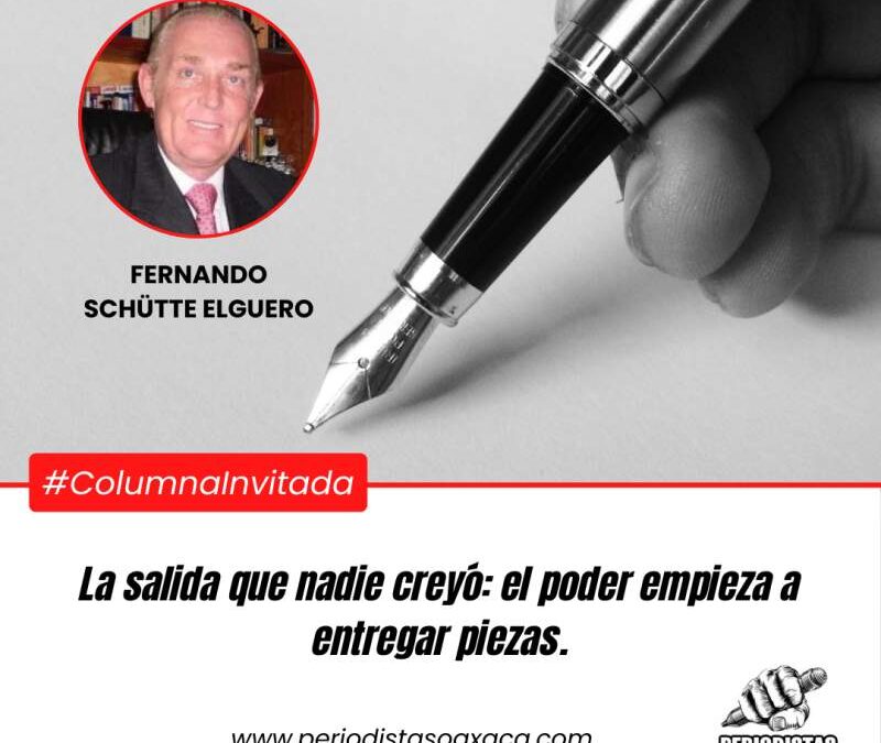 La salida que nadie creyó: el poder empieza a entregar piezas.