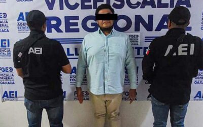 Por extorsión en su modalidad de cobro de piso, ejecutan orden de aprehensión contra R.S.M.B., detenido el domingo tras incidentes en bar de la capital: Fiscalía de Oaxaca