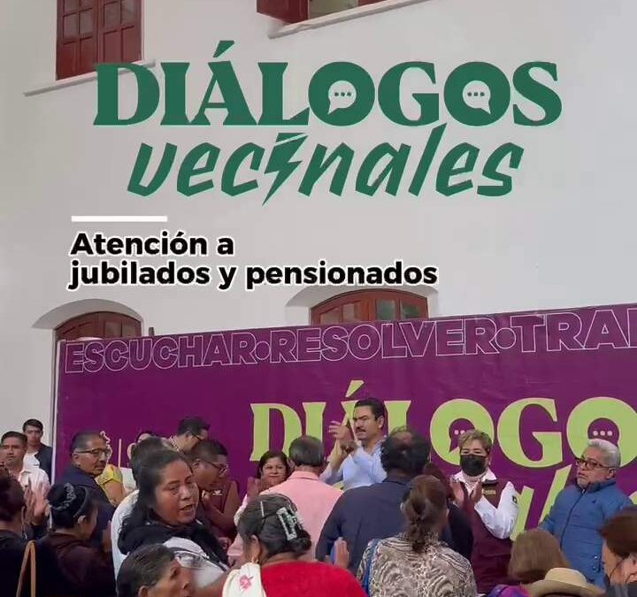 Presidente Ray Chagoya escucha, acuerda y resuelve con pensionados del Sindicato 3 de Marzo