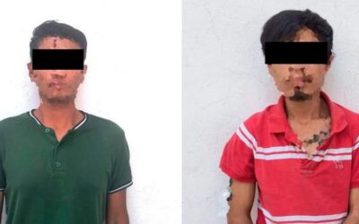 Policía Municipal detiene a dos personas por el presunto delito de robo