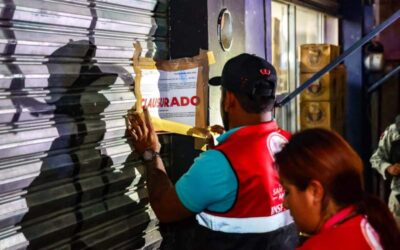 Fiscalía de Oaxaca y Mando Metropolitano detienen a dos por corrupción de menores y clausuran locales durante operativo nocturno en bares de los Valles Centrales
