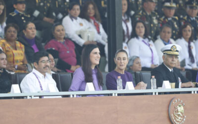 Asiste Kenia López Rabadán a la conmemoración del Día Internacional de las Mujeres en representación de la Cámara de Diputados