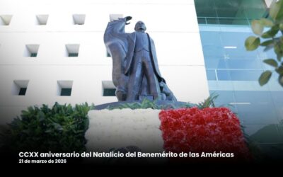 Conmemora Congreso del Estado el CCXX aniversario del natalicio del Benemérito de las Américas
