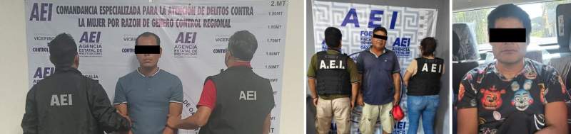 Ejecuta FGEO tres órdenes de aprehensión por delitos sexuales en el Istmo, Valles Centrales y en la Sierra de Flores Magón