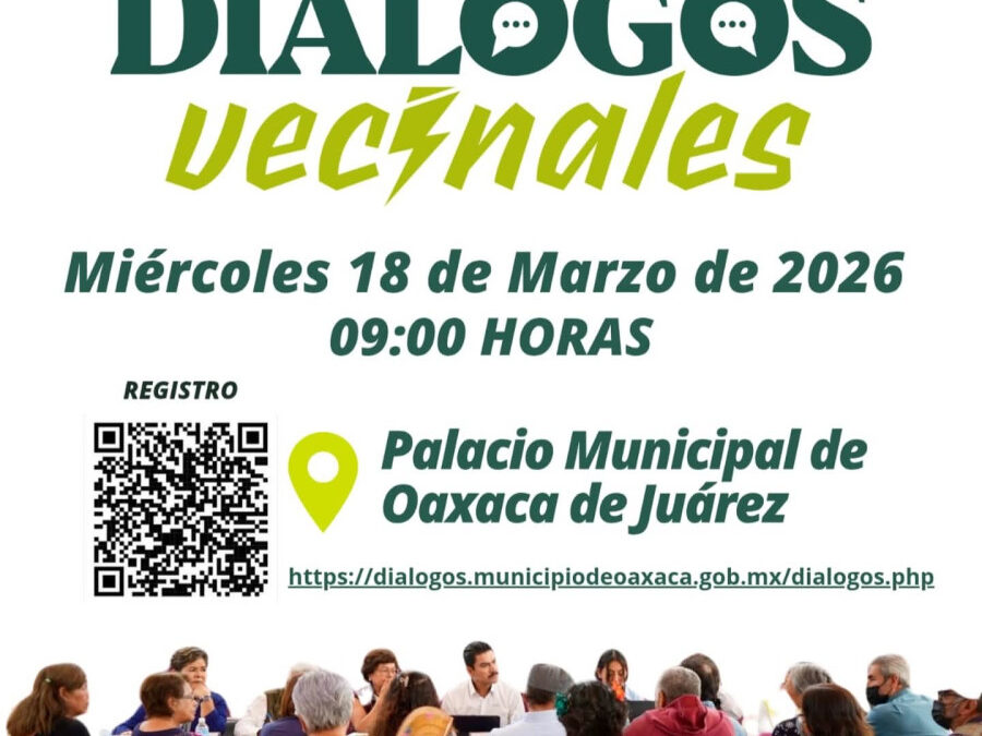 El Gobierno Municipal convoca a los Diálogos Vecinales en Palacio Municipal este miércoles