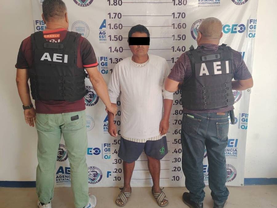 FGEO ejecuta orden de aprehensión por delito de abuso sexual en agravio de un adolescente ocurrido en la región del Istmo