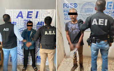 Fiscalía de Oaxaca aprehende a dos personas por violencia familiar ocurrida en las regiones del Istmo y la Sierra de Flores Magón