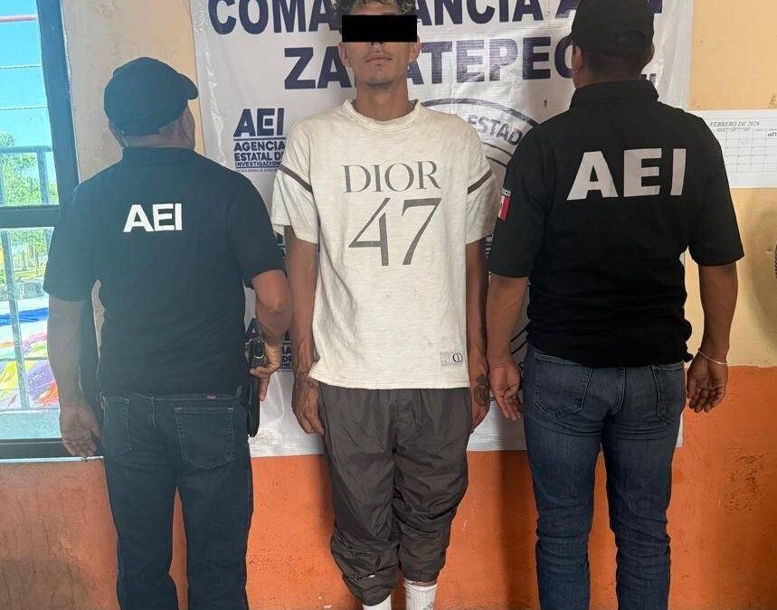 Fiscalía de Oaxaca captura en el Istmo a un hombre prófugo por feminicidio cometido en Chiapas