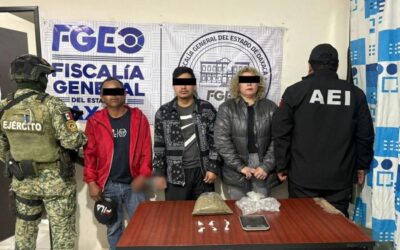 Fiscalía de Oaxaca ejecuta cateos en puntos de venta de drogas en Matatlán y Mitla; hay seis personas detenidas