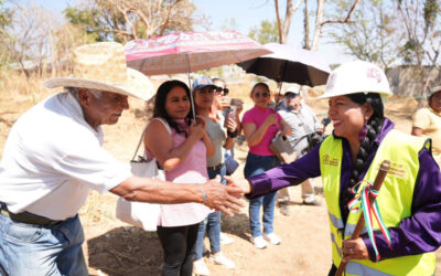 Más agua para Xoxocotlán; entrega Nancy Benítez pozo profundo en San Isidro Monjas